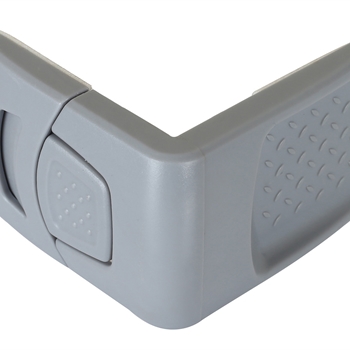 قفل پلاستیکی در کشو و کابینت هایی که از یک طرف فضای خالی و هم سطح دارند. بسته دوتایی.  کد N9355